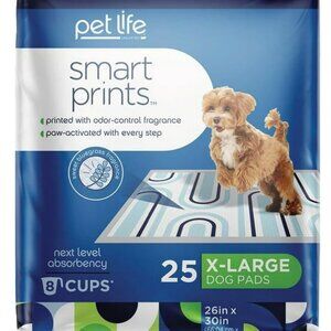 Pet Life Unlimited Dog Pads, Smart Prints, XL, Lava Lamp Print, 25ct